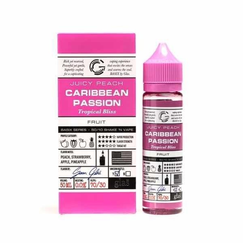 Caribbean Passion Shortfill E-Liquid by Glas