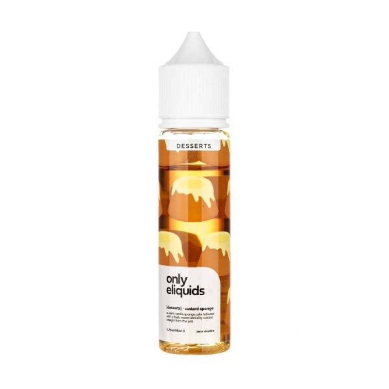 Custard Sponge Shortfill E-Liquid by Only eLiquids