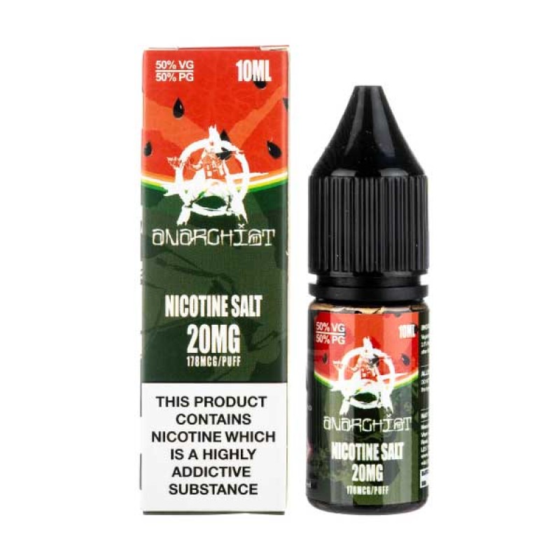 Watermelon Nic Salt E-Liquid by Anarchist