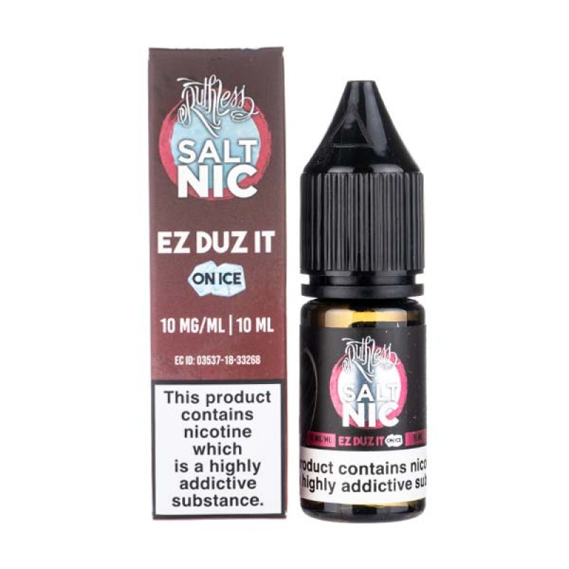 Ez Duz It On Ice Nic Salt E-Liquid by Ruthless