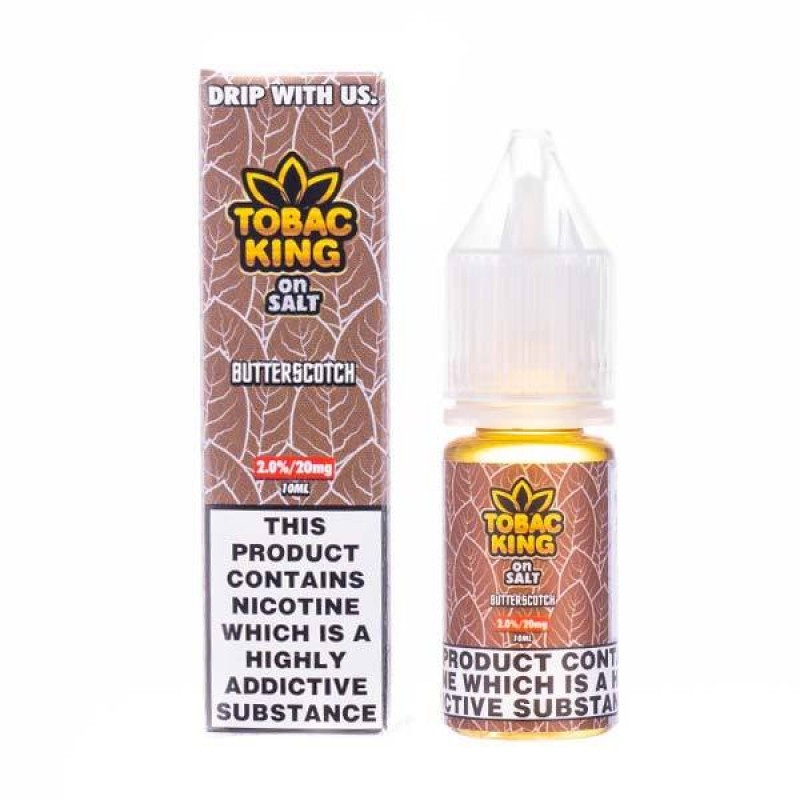 Butterscotch Nic Salt E-Liquid by Tobac King