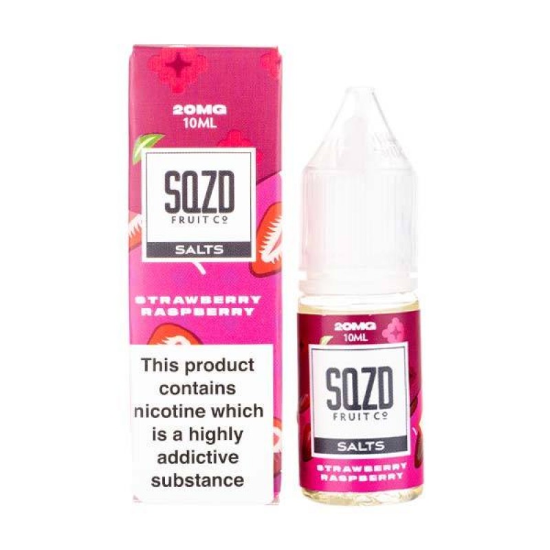 Strawberry Raspberry Nic Salt E-Liquid by SQZD Fru...