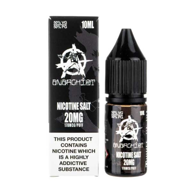 Black Nic Salt E-Liquid by Anarchist