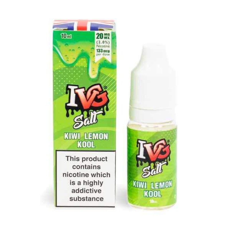 Kiwi Lemon Kool Nic Salt E-Liquid by IVG