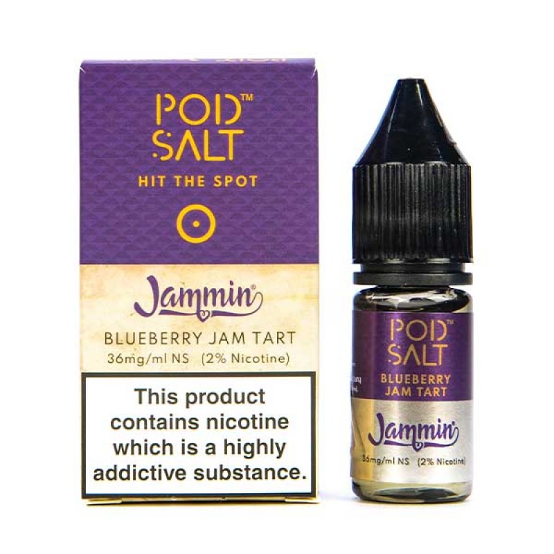 Blueberry Jam Tart Nic Salt E-Liquid by Pod Salt