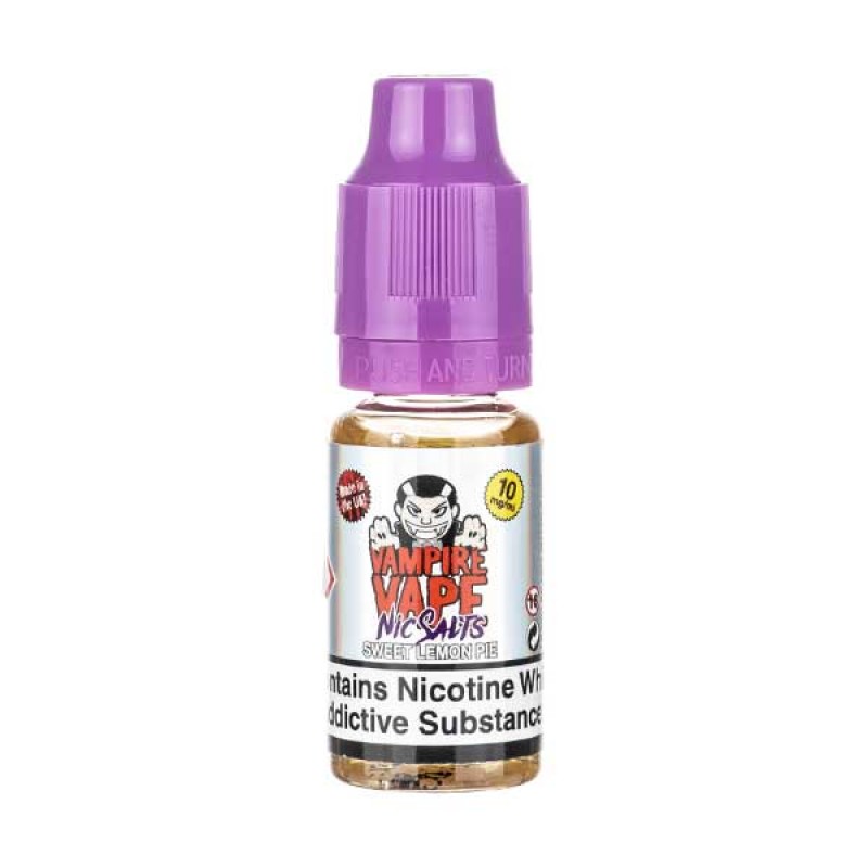 Sweet Lemon Pie Nic Salt E-Liquid by Vampire Vape