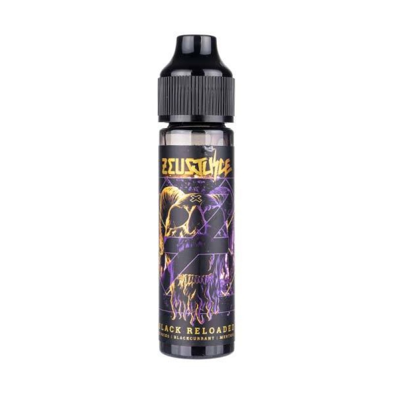 Black Reloaded 50ml Shortfill E-Liquid by Zeus Jui...