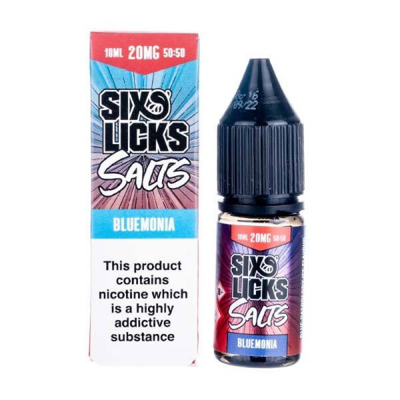 Bluemonia Nic Salt E-Liquid by Six Licks