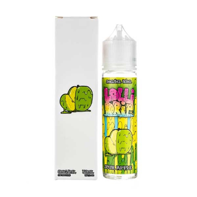 Sour Apple Shortfill E-Liquid by Lollidrip