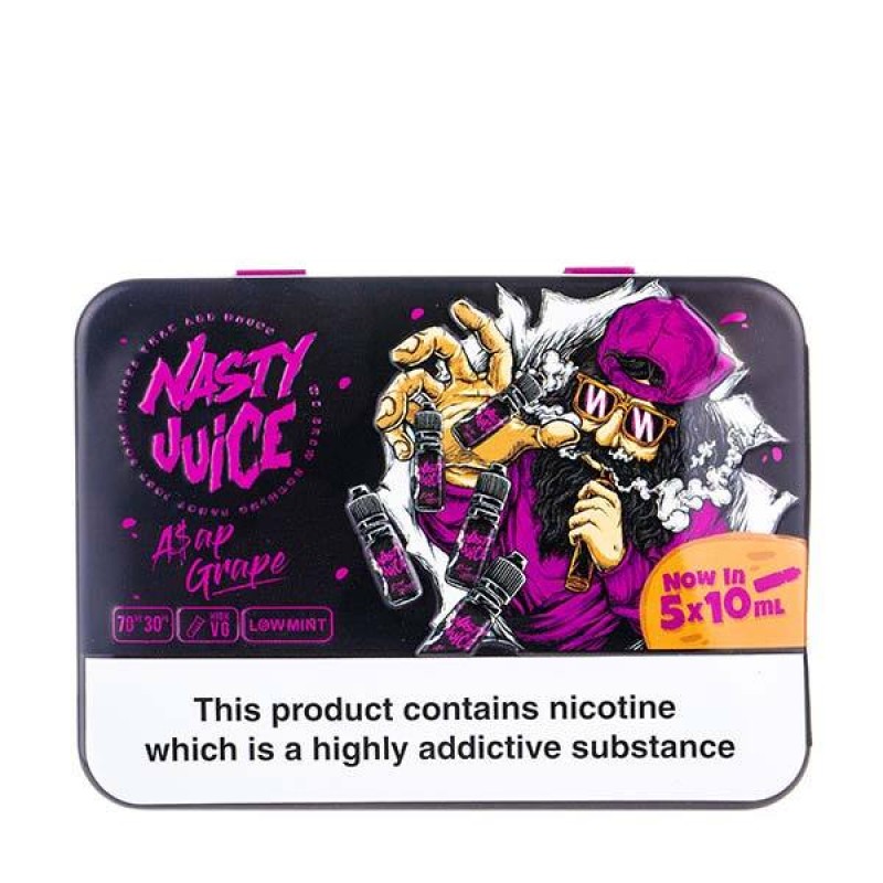 ASAP Grape E-Liquid - 5 x10ml by Nasty Juice