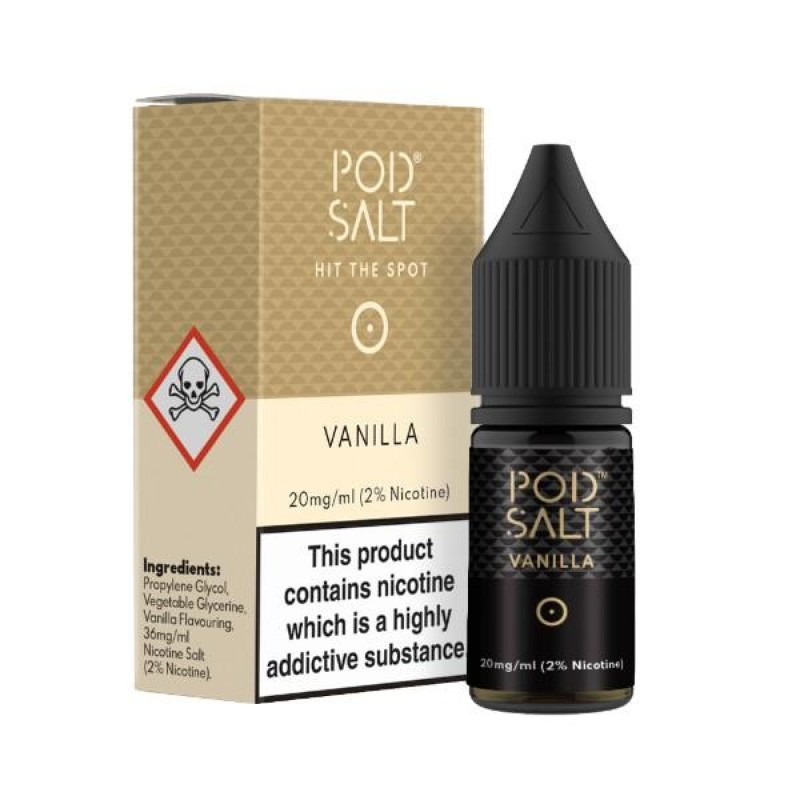 Vanilla Nic Salt E-Liquid by Pod Salt