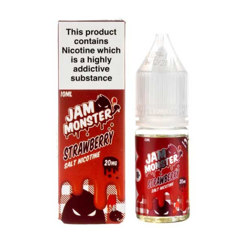 Strawberry Nic Salt E-Liquid by Jam Monster