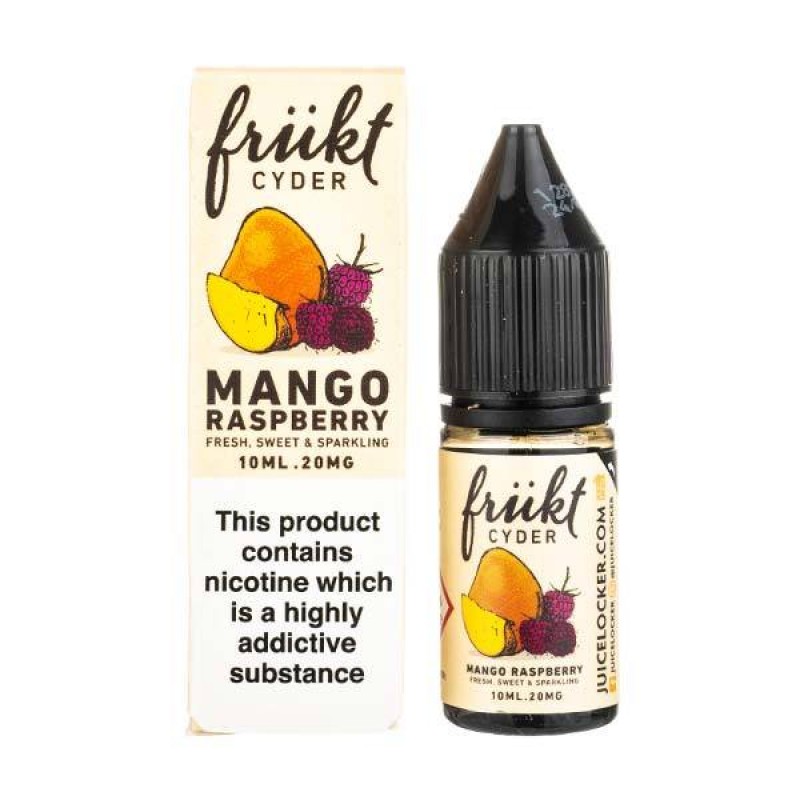 Mango Raspberry Nic Salt E-Liquid by Frukt Cyder