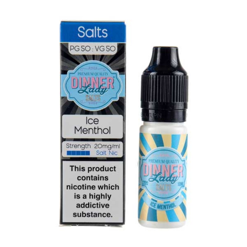 Ice Menthol Nic Salt E-Liquid by Dinner Lady