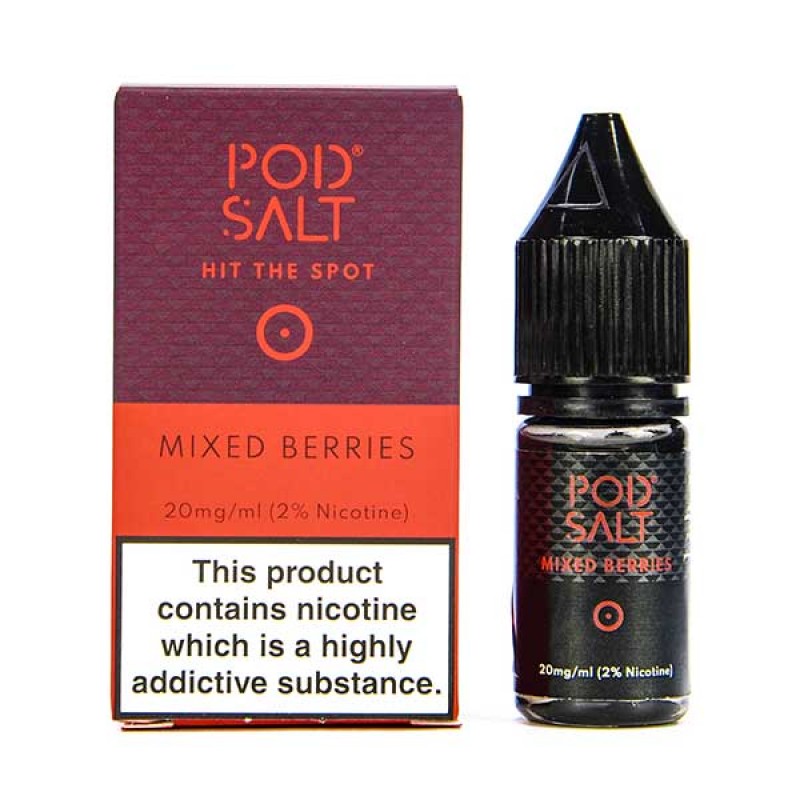 Mixed Berries Nic Salt E-Liquid by Pod Salt