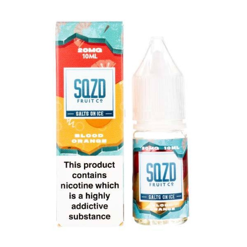 Blood Orange On Ice Nic Salt E-Liquid by SQZD Frui...