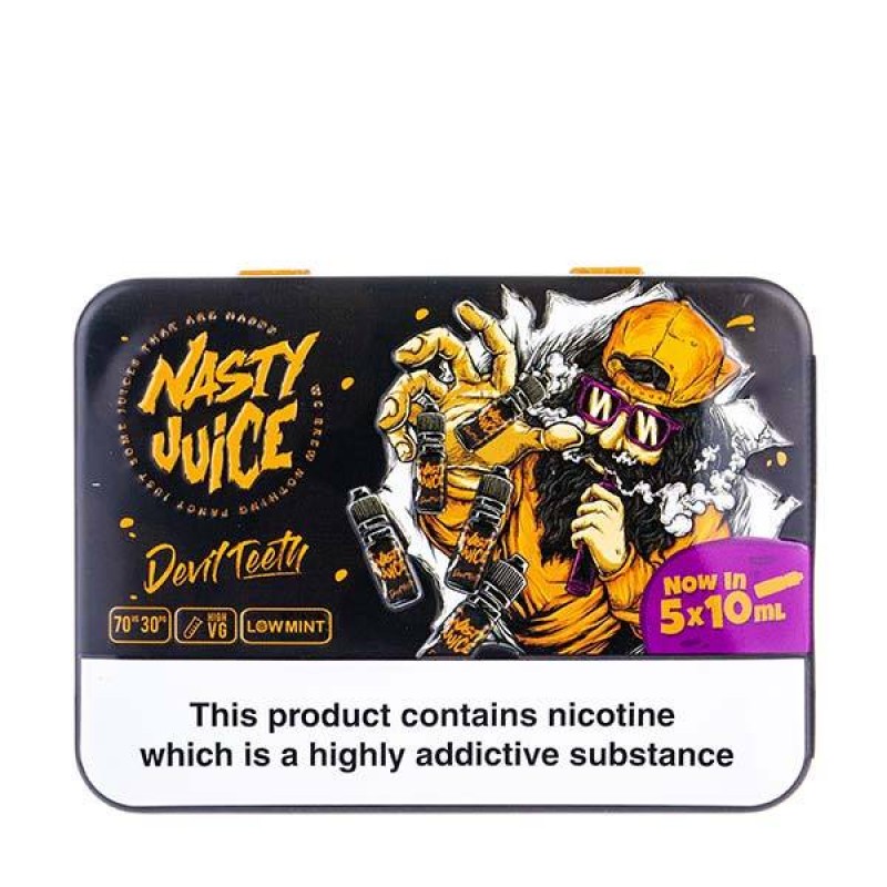 Devil Teeth E-Liquid (5 x 10ml) by Nasty Juice