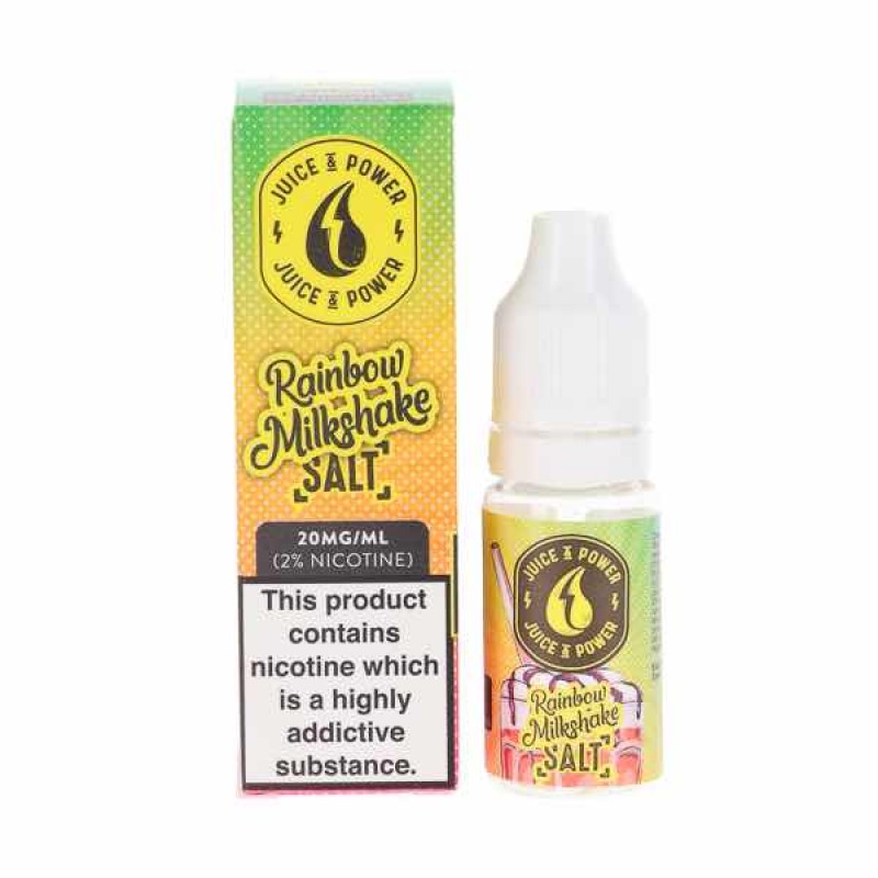 Rainbow Milkshake Nic Salt E-Liquid by Juice N Pow...