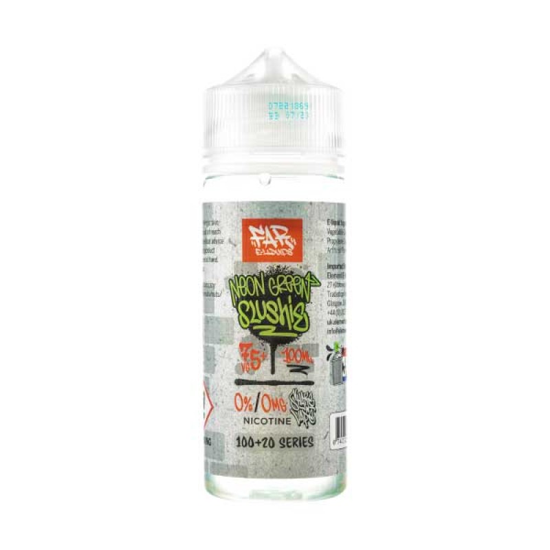 Neon Green Slushie 100ml Shortfill E-Liquid by Ele...