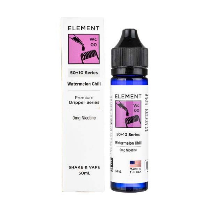 Watermelon Chill 50ml Shortfill E-Liquid by Elemen...