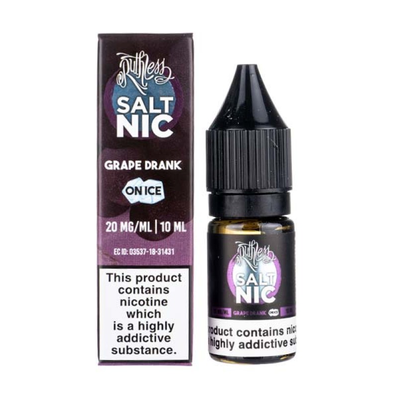 Grape Drank On Ice Nic Salt E-Liquid by Ruthless