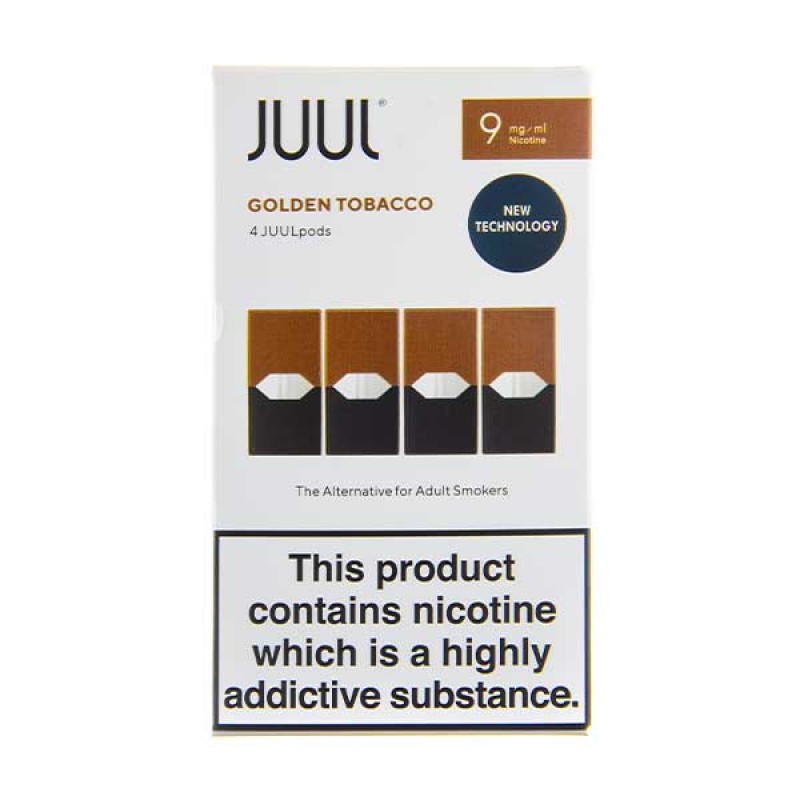 Golden Tobacco 9mg UK V2 Juul Pods