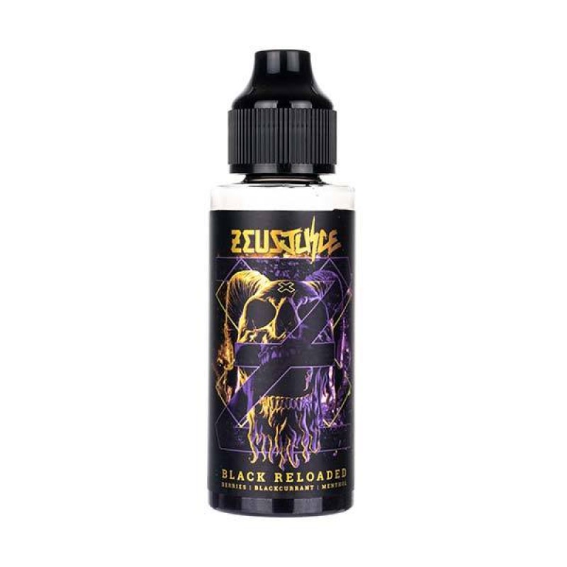 Black Reloaded 100ml Shortfill E-Liquid by Zeus Ju...