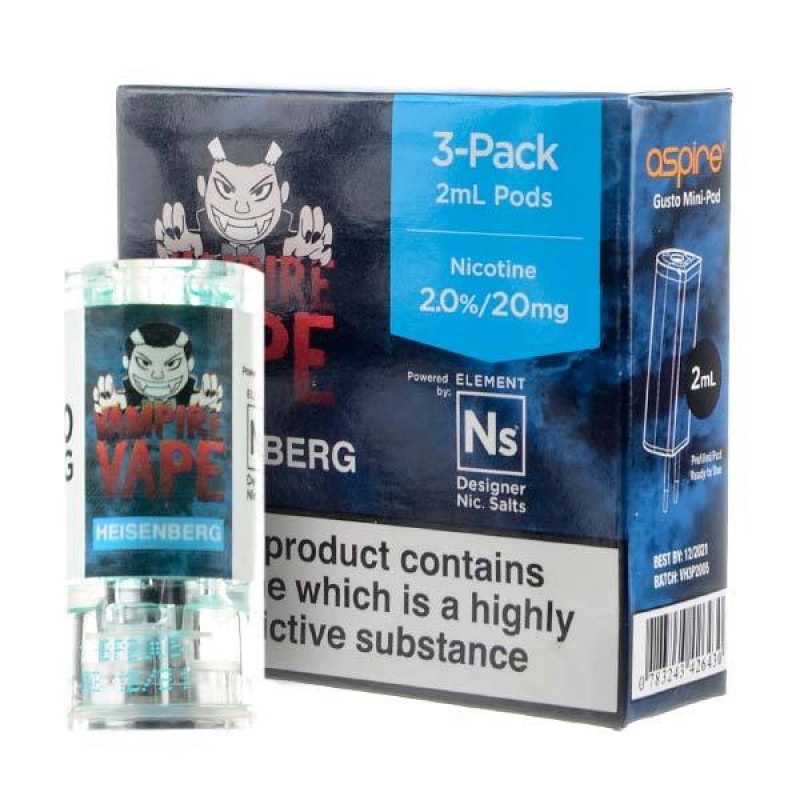 NS20 Vampire Vapes Heisenberg Gusto Pods