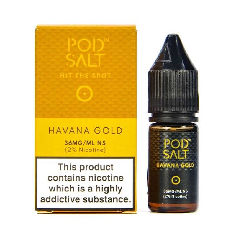 Havana Gold Nic Salt E-Liquid by Pod Salt