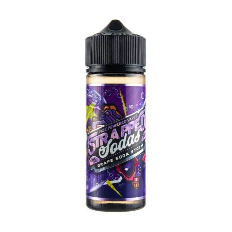 Grape Soda Storm Shortfill E-Liquid by Strapped So...