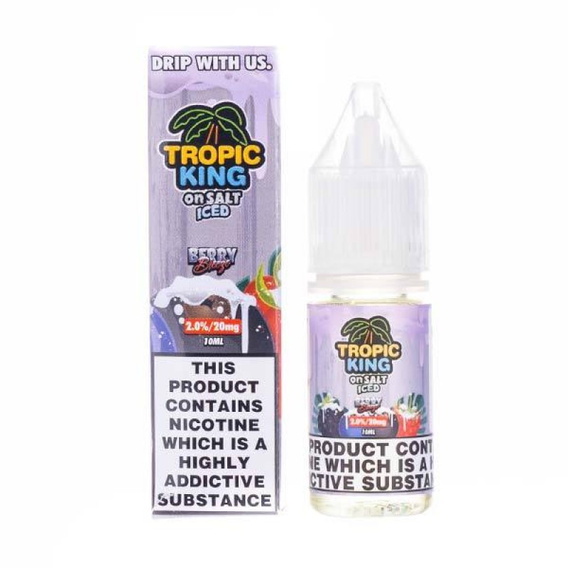 Berry Breeze ON ICE Nic Salt E-Liquid by Tropic Ki...