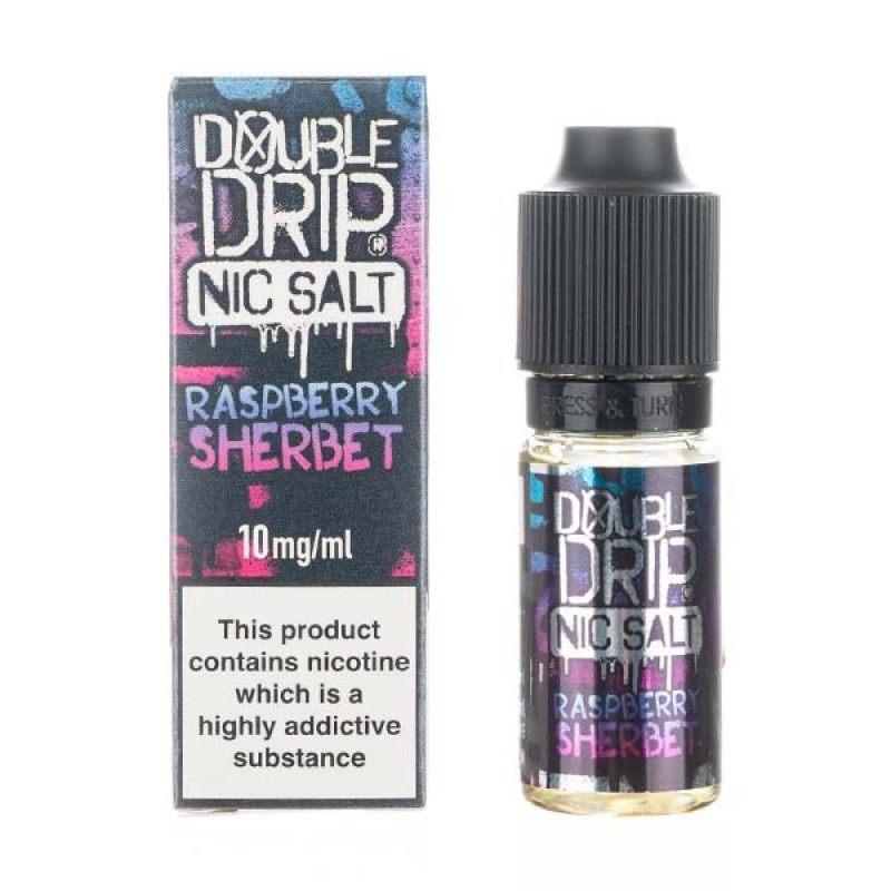 Raspberry Sherbet Nic Salt E-Liquid by Double Drip