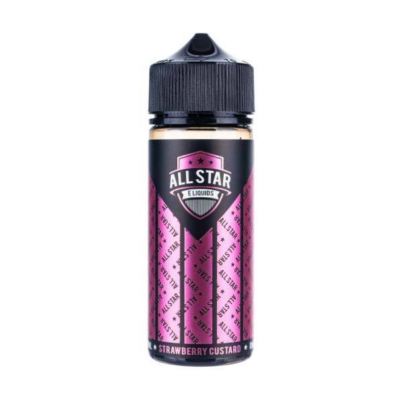 Strawberry Custard 100ml Shortfill E-Liquid by All...