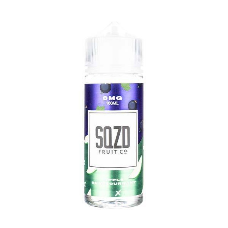 Apple Blackcurrant 100ml Shortfill E-Liquid By SQZ...