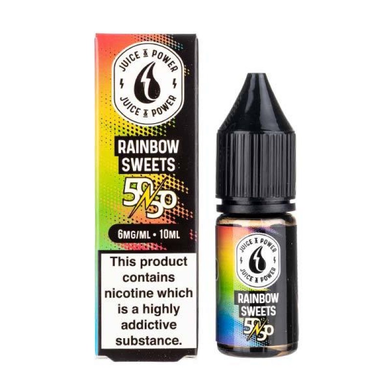 Rainbow Sweets 50/50 E-Liquid by Juice N Power