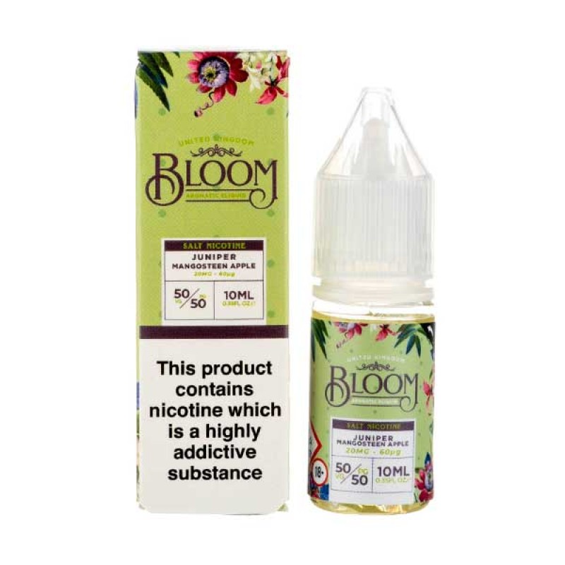 Juniper Mangosteen Apple Nic Salt E-Liquid by Bloo...