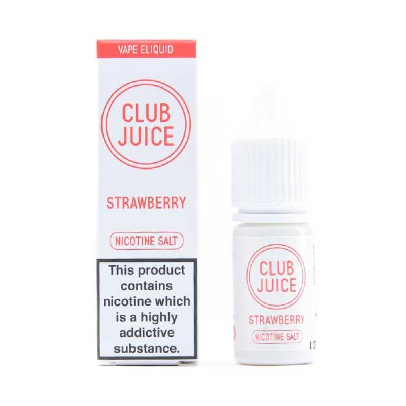Strawberry Nic Salt E-Liquid by Club Juice