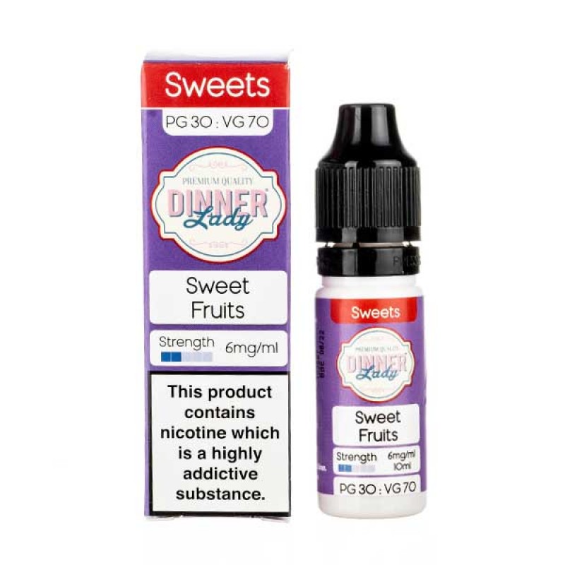 Sweet Fruits 70/30 E-Liquid by Dinner Lady