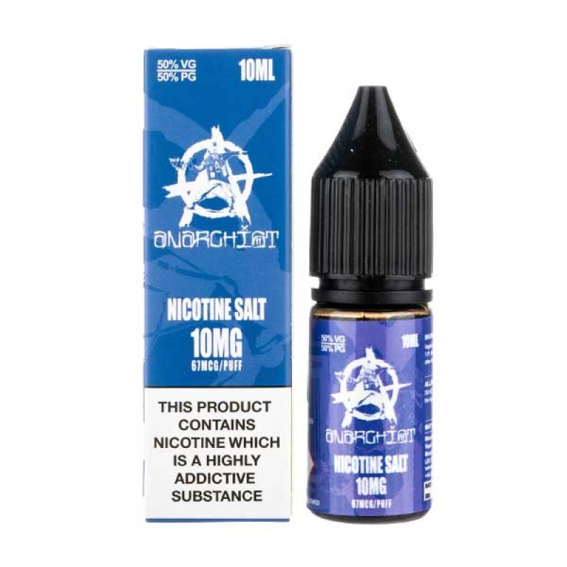 Blue Nic Salt E-Liquid by Anarchist