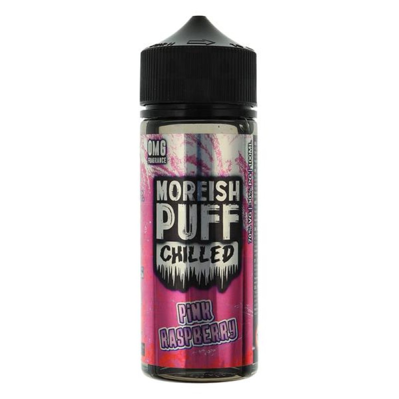 Chilled Pink Raspberry Shortfill E-Liquid by Moreish Puff