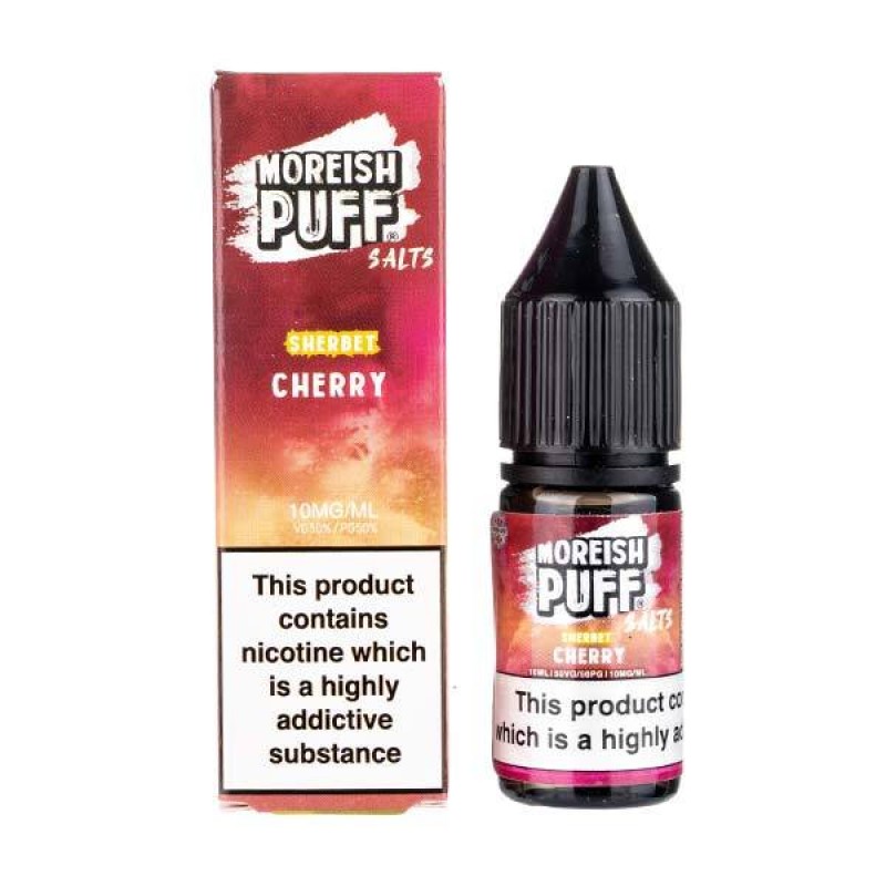 Cherry Sherbet Nic Salt E-Liquid by Moreish Puff
