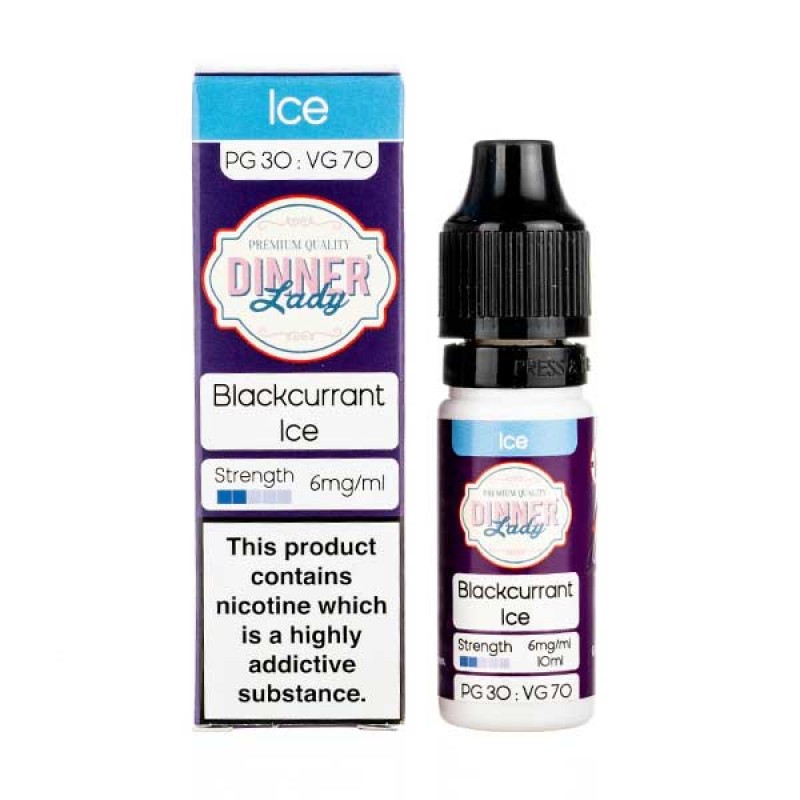 Blackcurrant Ice 70/30 E-Liquid by Dinner Lady