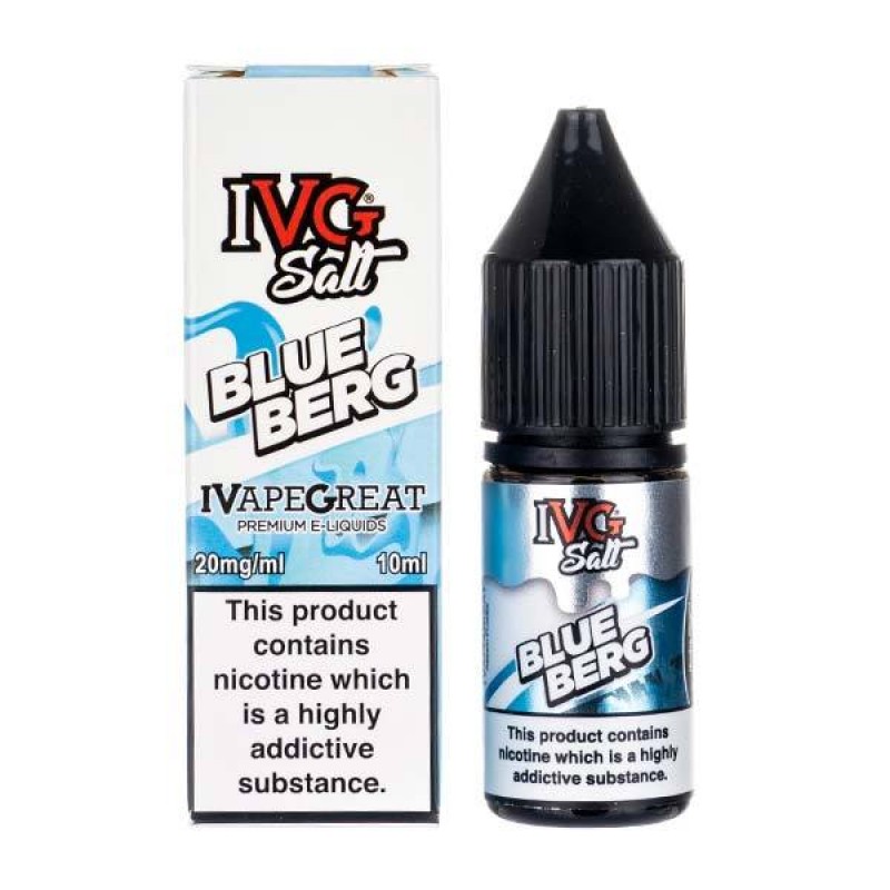 Blueberg Nic Salt E-Liquid by IVG