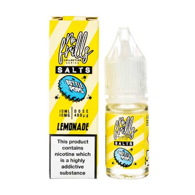 Lemonade Nic Salt E-Liquid by No Frills Bottle Pop...