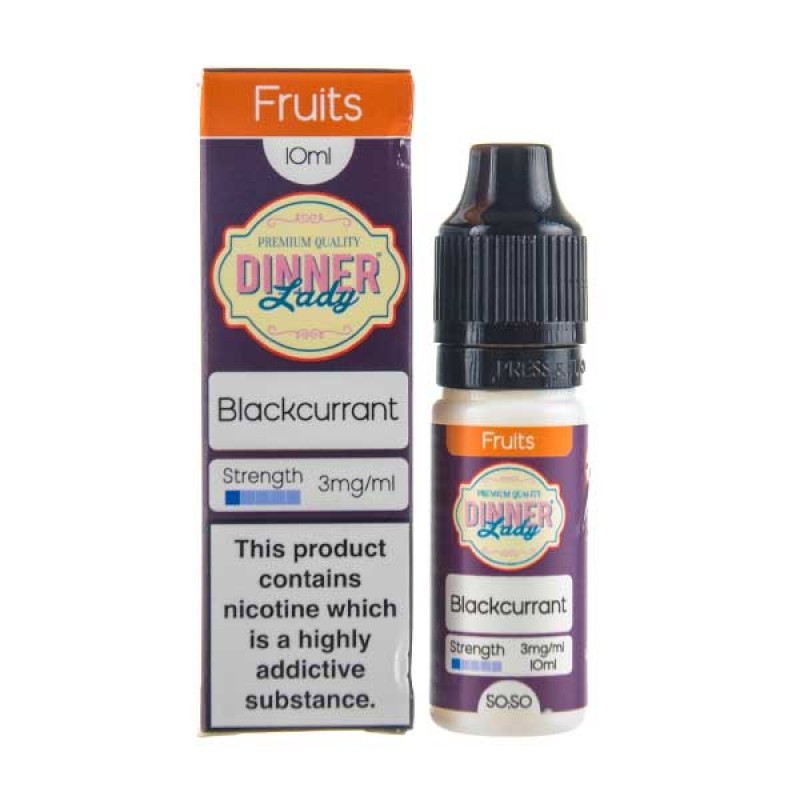 Blackcurrant 50/50 E-Liquid by Dinner Lady