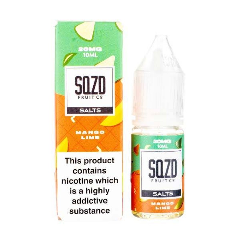 Mango Lime Nic Salt E-Liquid by SQZD Fruit Co