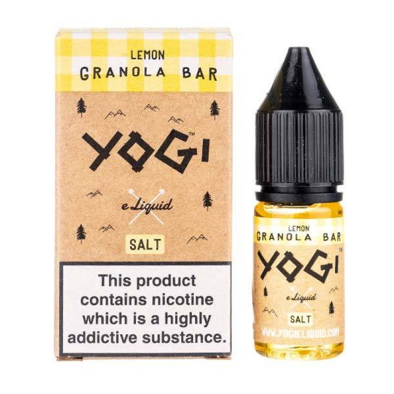 Lemon Granola Bar Nic Salt E-Liquid by Yogi Salts
