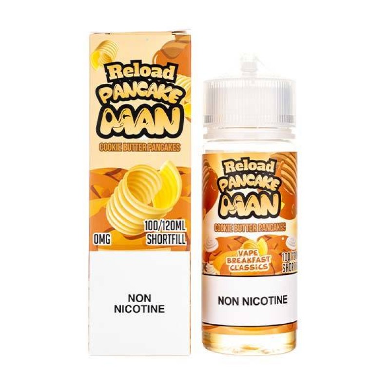 Pancake Man Reload 100ml Shortfill E-Liquid by Vap...