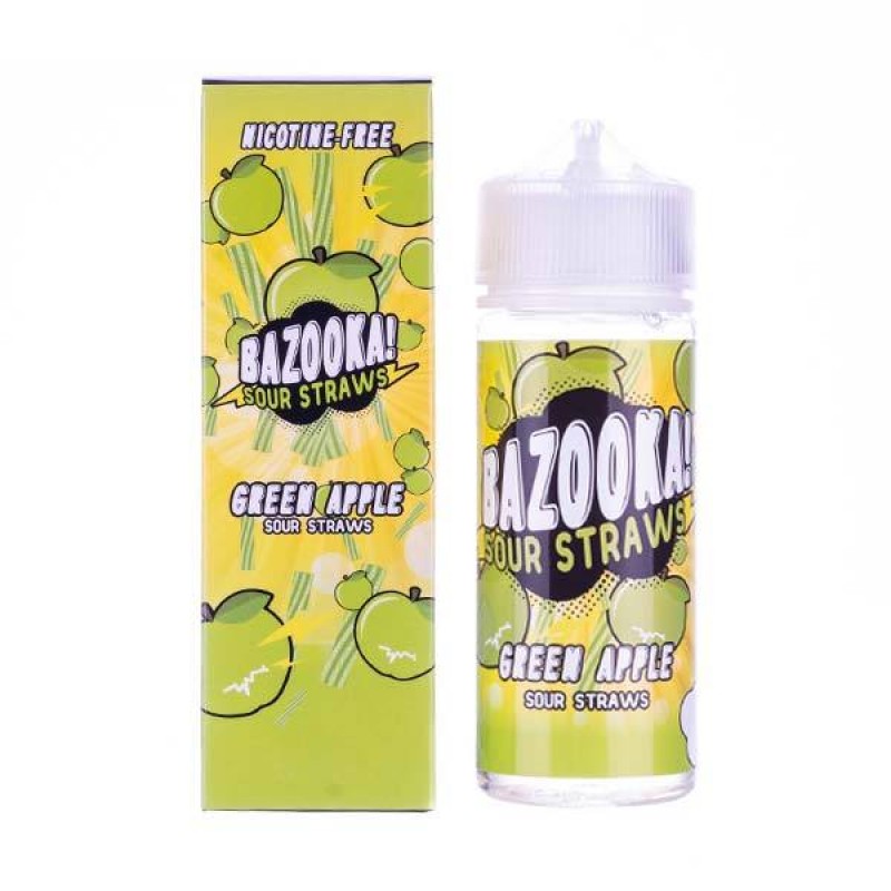 Green Apple Sours Shortfill E-Liquid by Bazooka