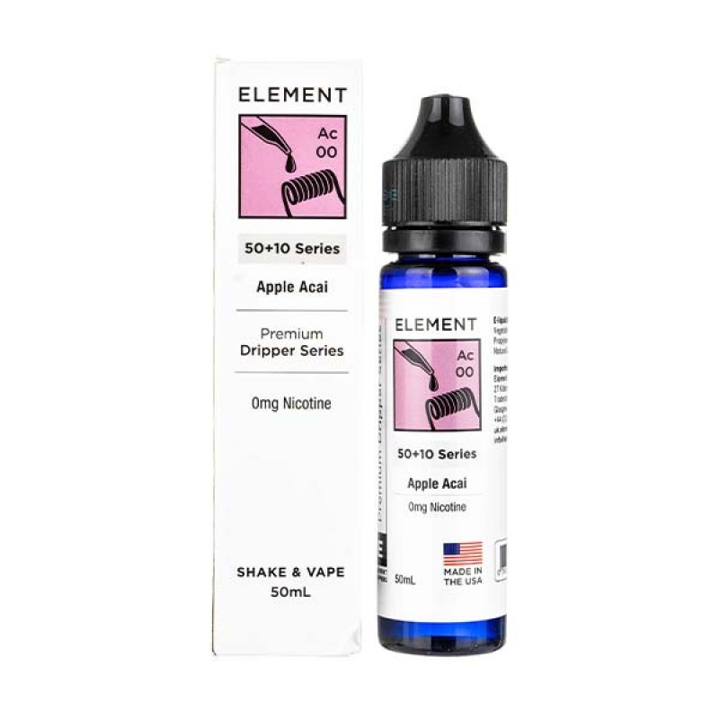 Apple Acai 50ml Shortfill E-Liquid by Element